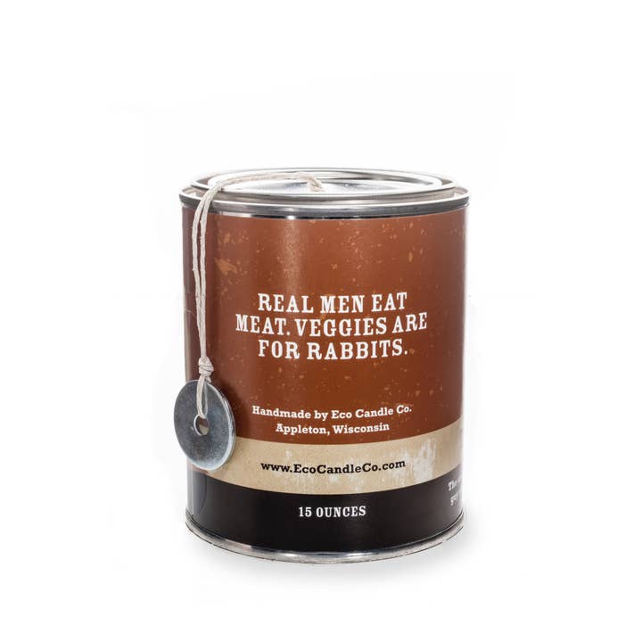 Eco Candle Company - Wholesale Jar/Filled Candle - The MANdle CARNIVORE | smoked bacon