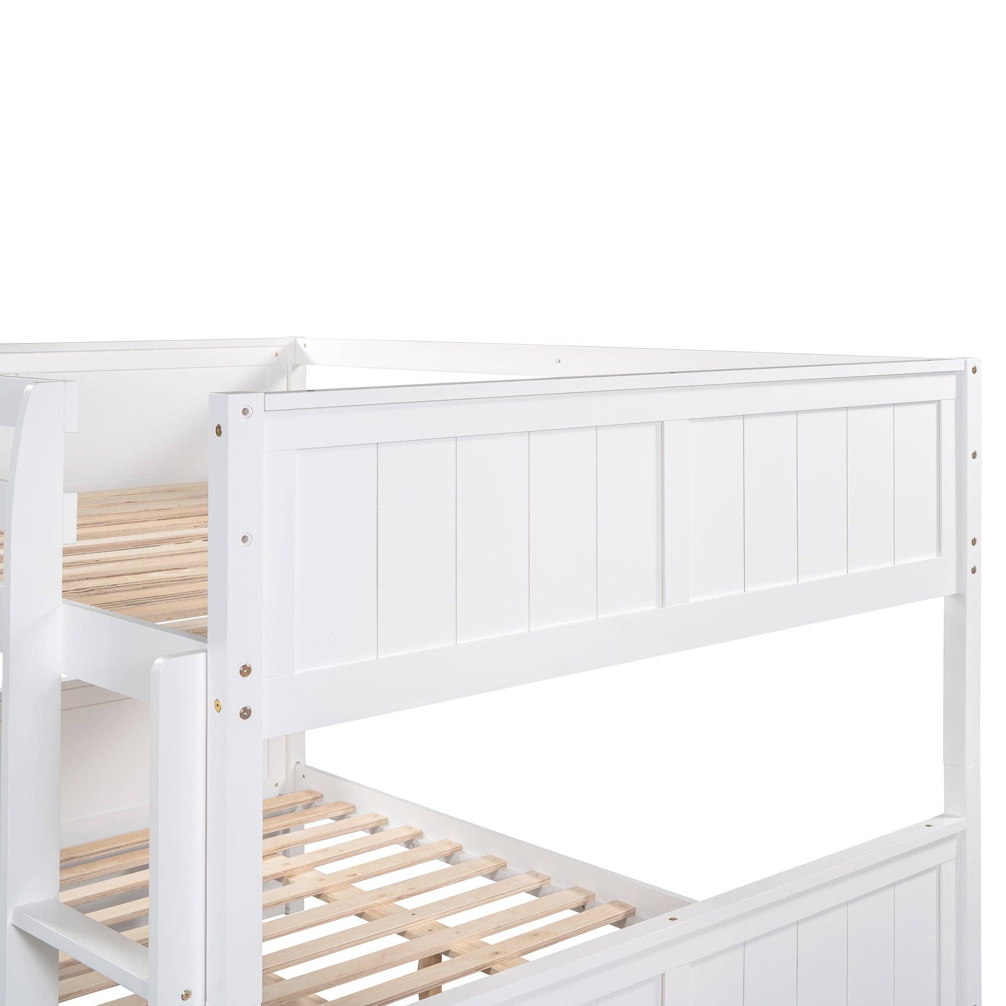 VTNG50 - Wholesale Bed - Full Over Full Bunk Bed with Twin Size Trundle, White10