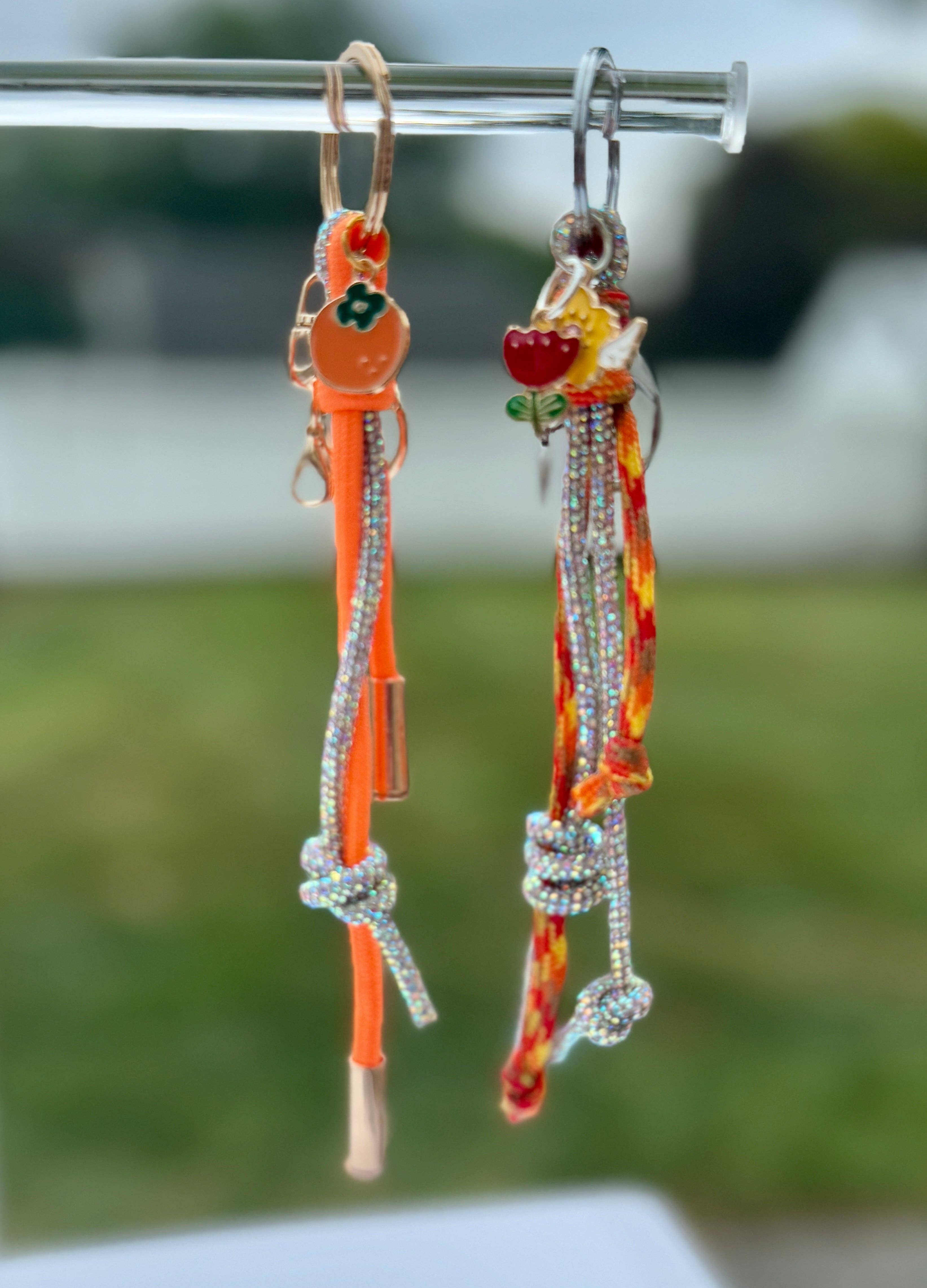 AL Designworks - Wholesale Keychain - Women's - Rope & Rhinestone Bag Charm4