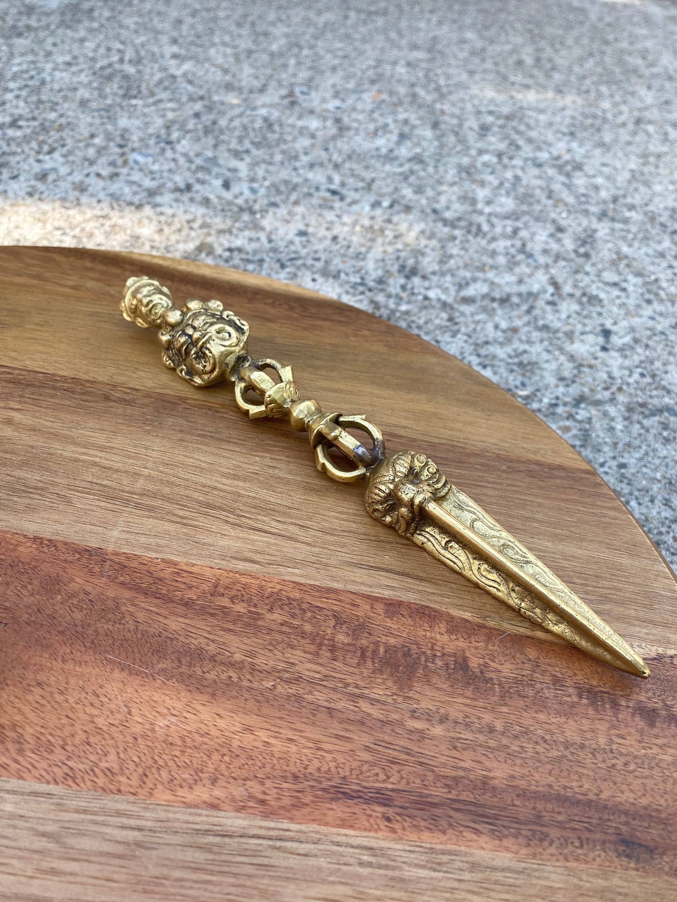 Like International - Wholesale Meditation Supplies - Tibetan Phurba Dorje Kila Ritual Dagger Handcarved Nepal2