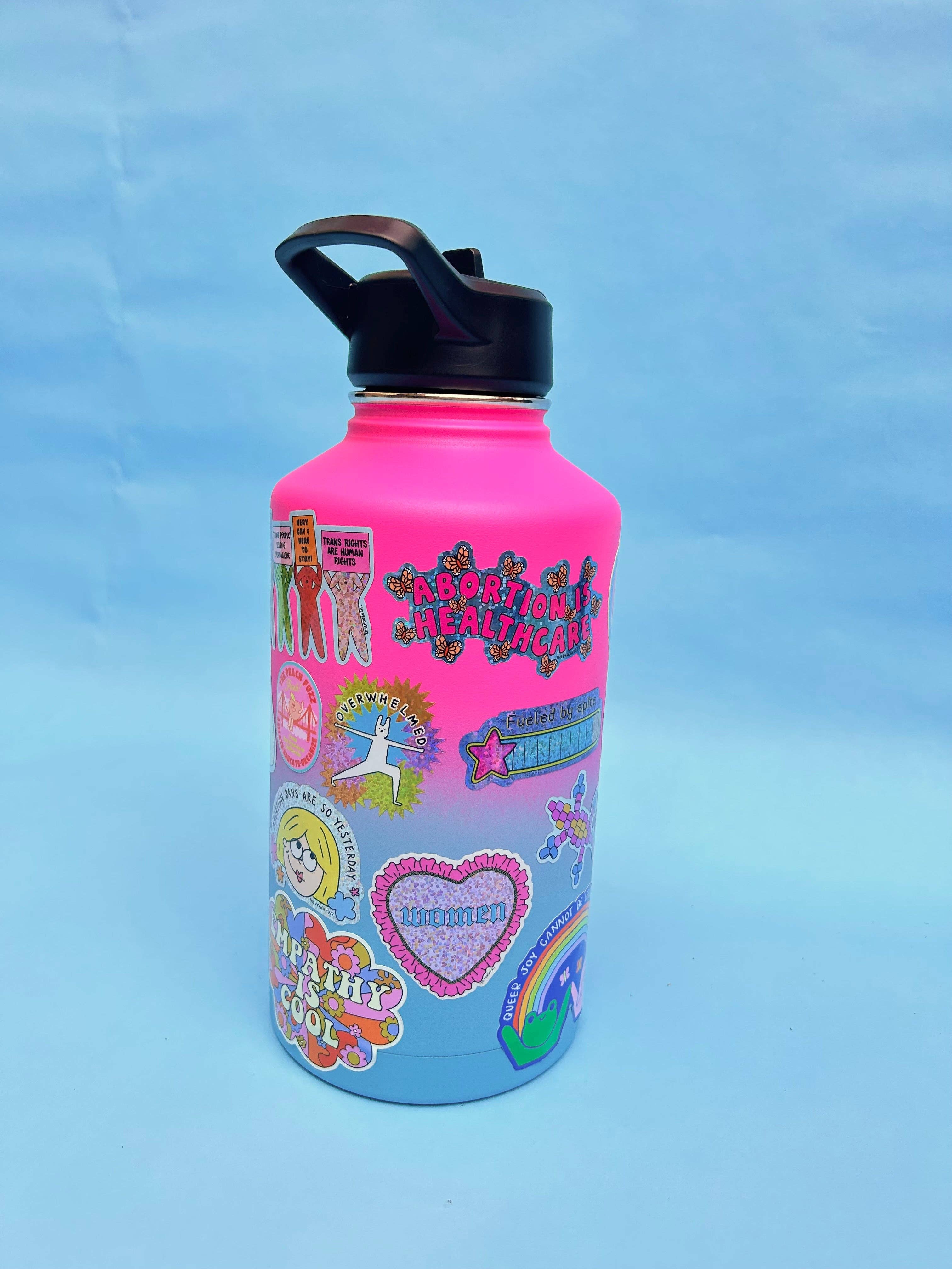 The Peach Fuzz - Wholesale Sticker - Heart Women Glitter Sticker2