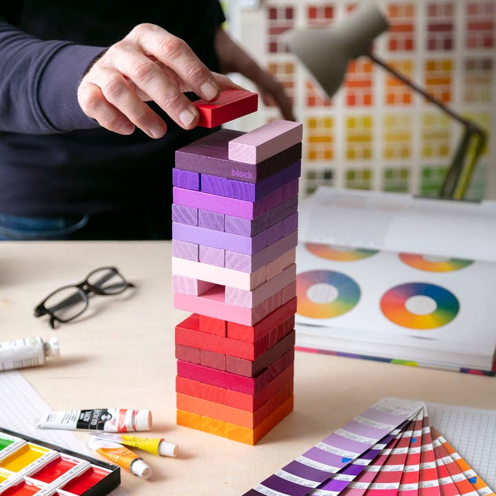 Block Design - Wholesale Stacking Game - Gradient Tower6