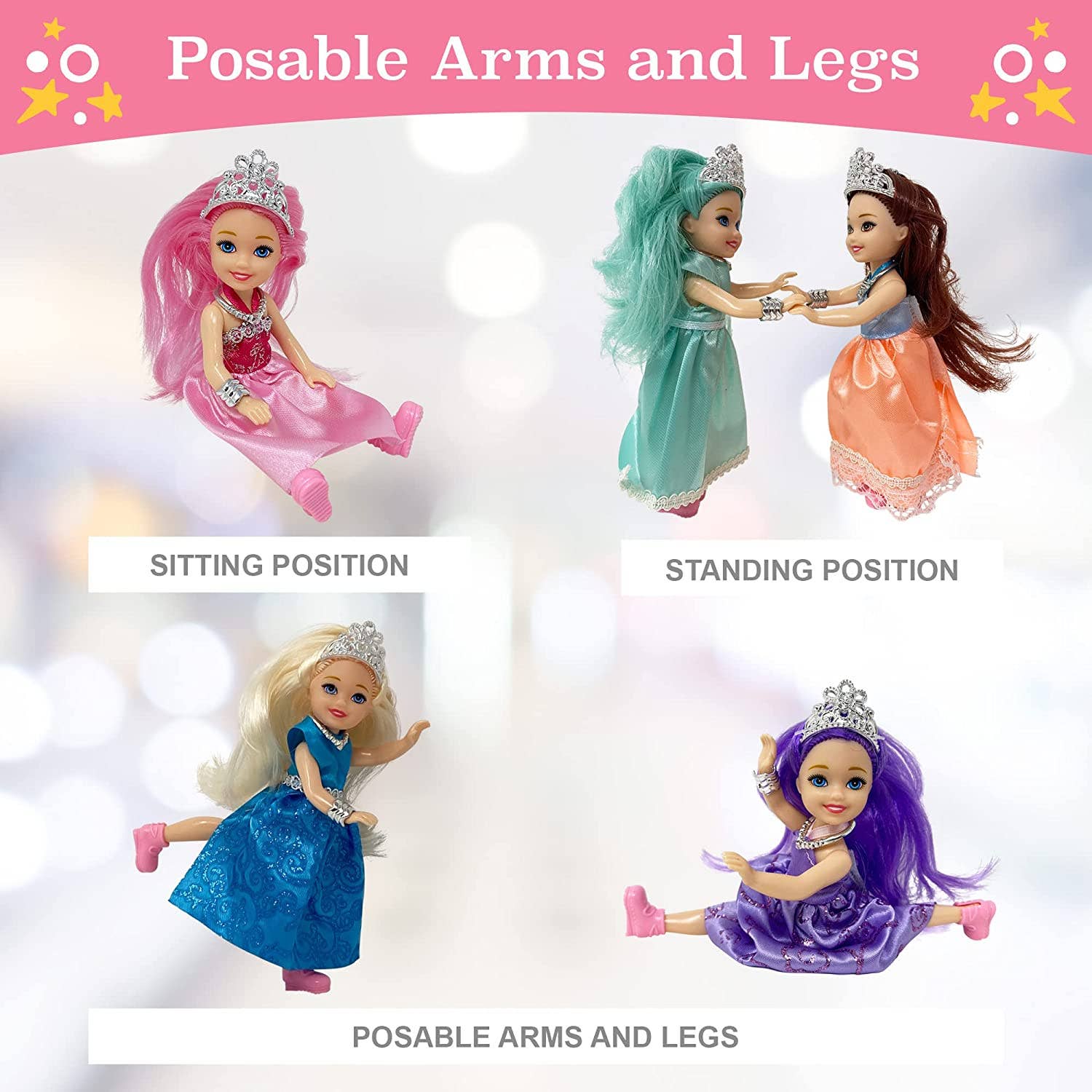 The New York Doll Collection - Wholesale Doll - Kids - Little Dolls Set with Mini Princess Dolls for Girls6