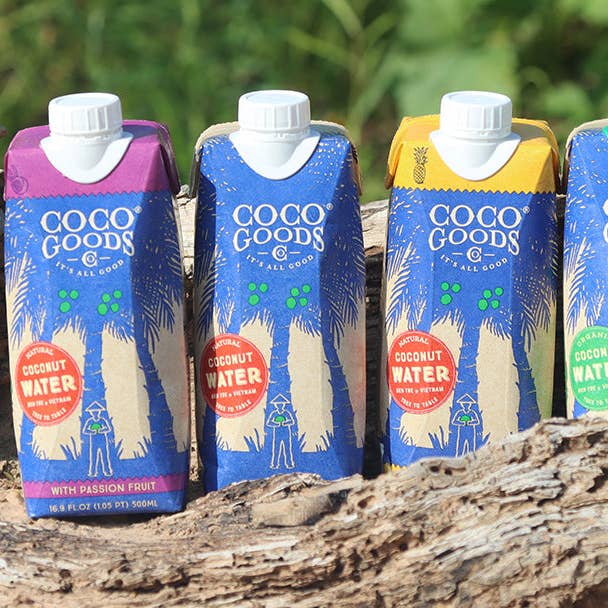 CocoGoods Co - Wholesale Flavored/Infused Water (Non-Carbonated) - 100% Natural Coconut Water 16.9 fl. oz, 12 pack13