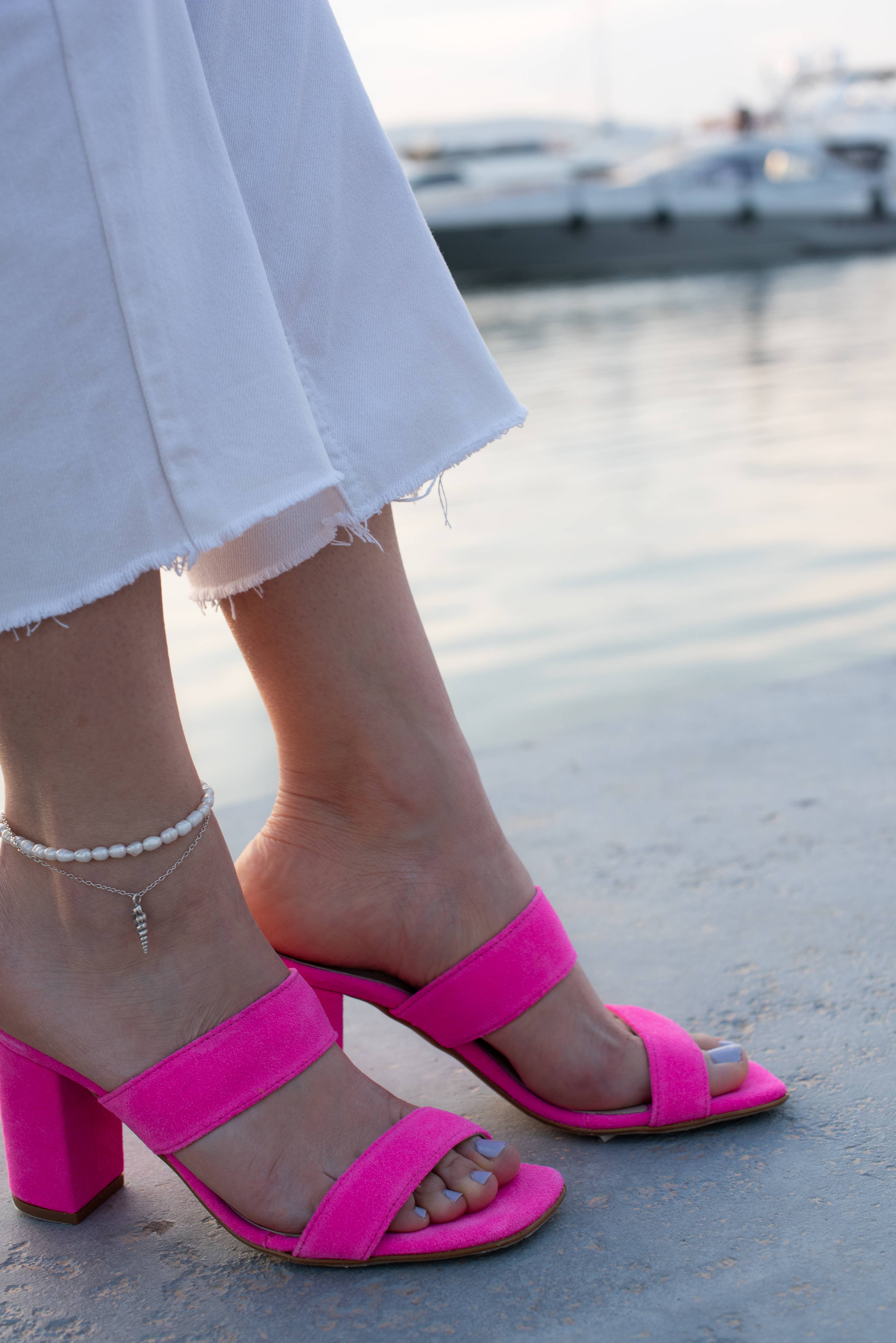 North & South jewelry – Großhandel Fußkettchen – kochyli Fußkette Silber Muschel Fußkette Sommer Fußkette Strand6