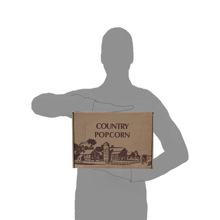 Amish Country Popcorn - Wholesale Gift Box - Burlap Gift Box
