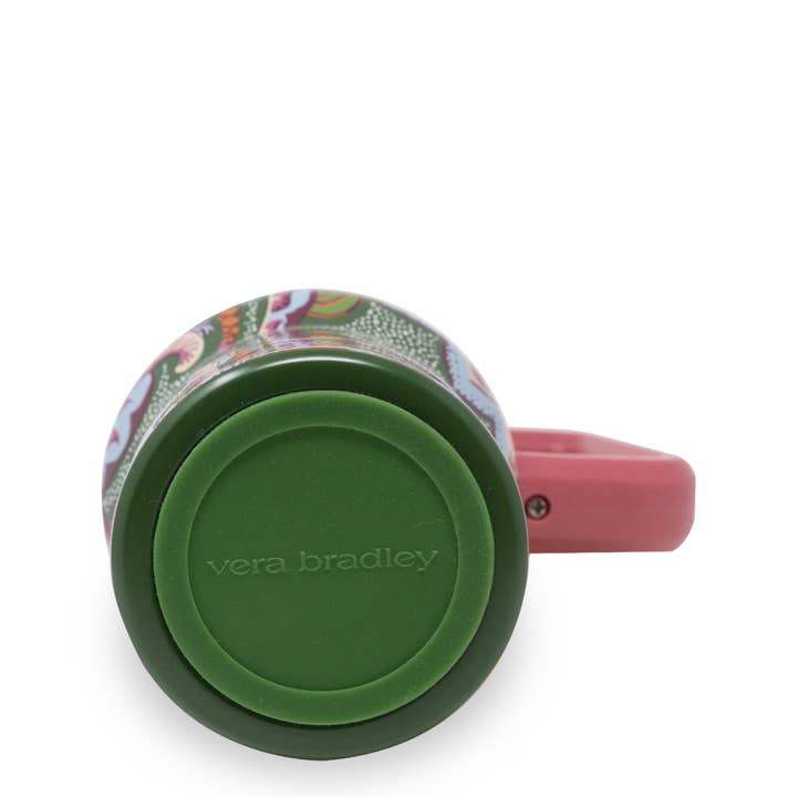 Vera Bradley by Lifeguard Press - Wholesale Insulated Mug/Tumbler - Stainless Steel 40 oz. Tumbler, Leaf Me Not Paisley1