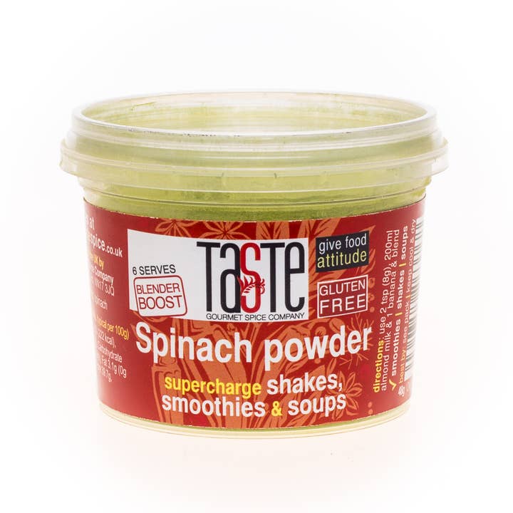 Spinach Powder 48g for wholesale by Taste Gourmet Spice Co