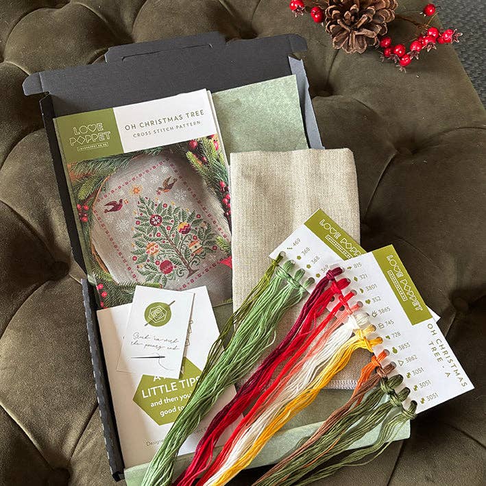 Love Poppet - Wholesale Embroidery/Cross Stitch Supplies - Oh Christmas Tree - Boxed Kit6