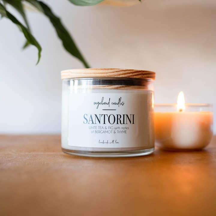 Santorini for wholesale by Vagabond Candles