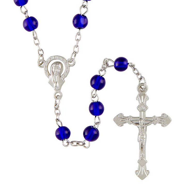 Christian Brands Catholic - Wholesale Prayer Beads Necklace - Glss Bead Rosary