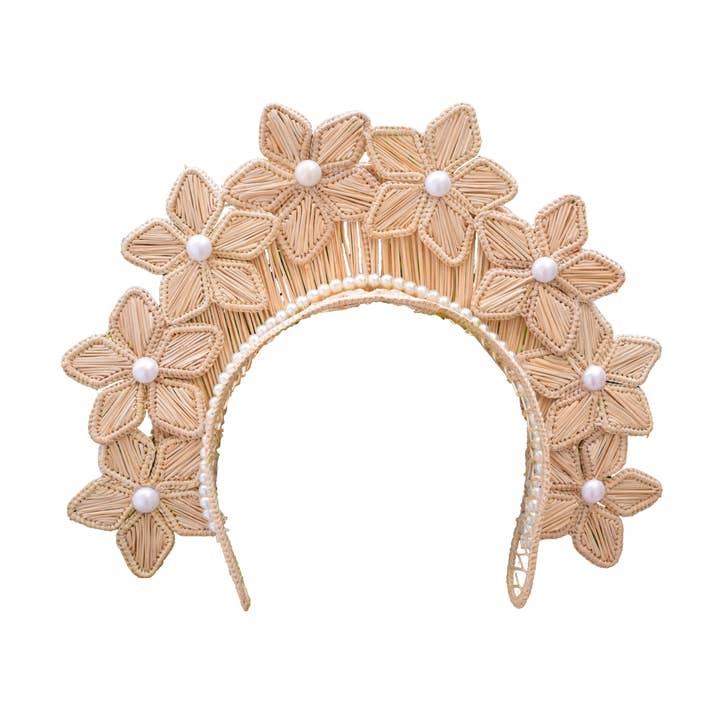 Flower Iraca Headpiece and other Purchase Wholesale headpieces. Free Returns & Net 60 Terms on Faire trending on Faire.