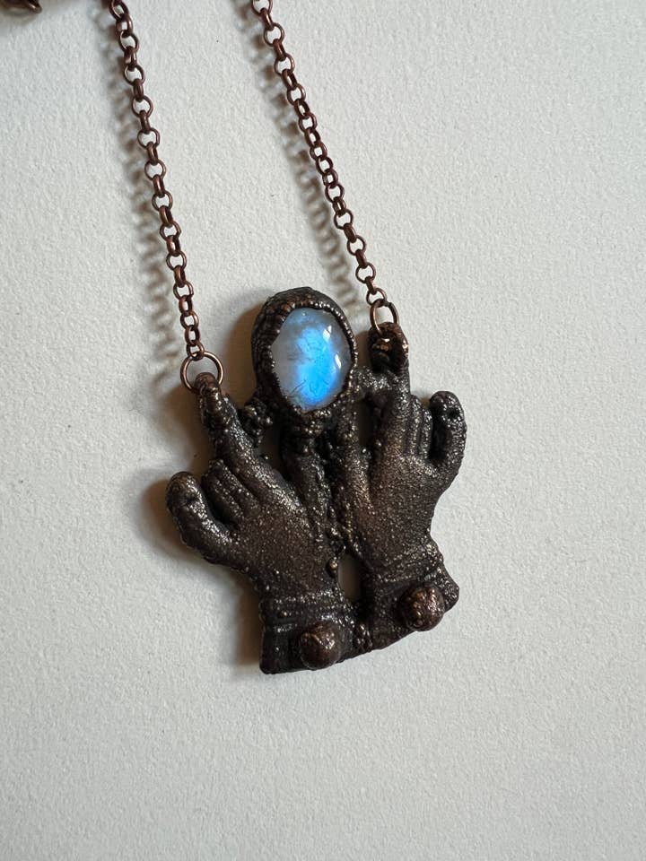 Fortune teller necklace #2 for wholesale by Bare Bones Jewelry London