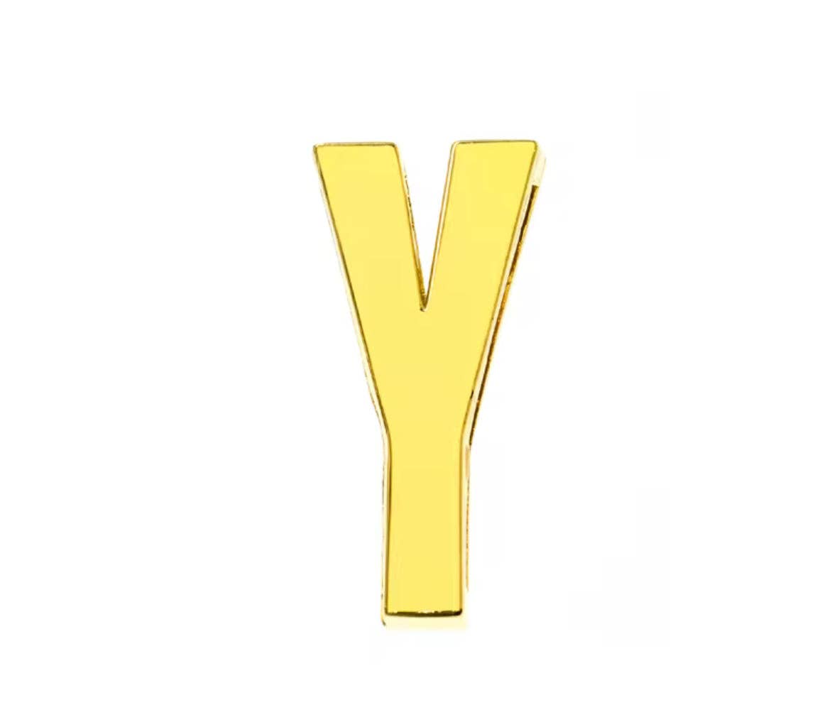 Deep South Originals Inc. - Wholesale Scarf Clip - Women's - Large Slide Letters - 14k Gold Plated Stainless Steel23