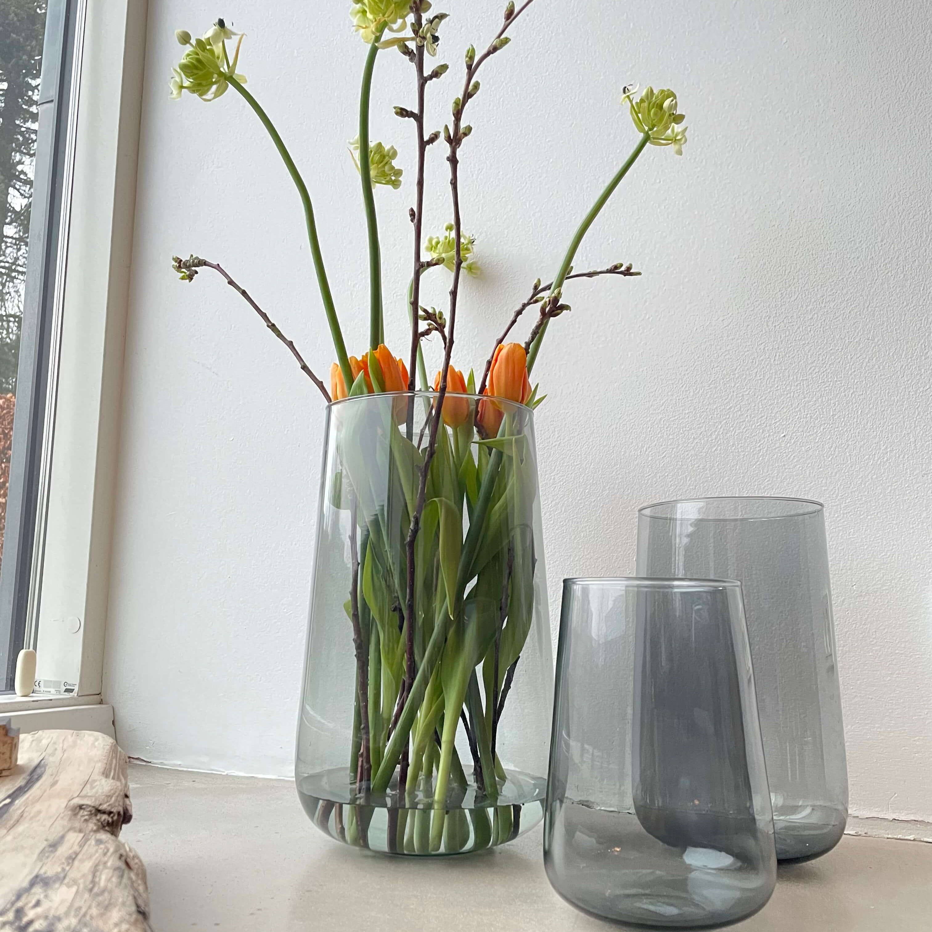 Lübech Living - Wholesale Vase - Valencia Drop Vase, Mauve Taupe2