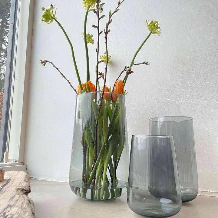 Lübech Living - Wholesale Vase - Valencia Drop Vase, Mauve Taupe2
