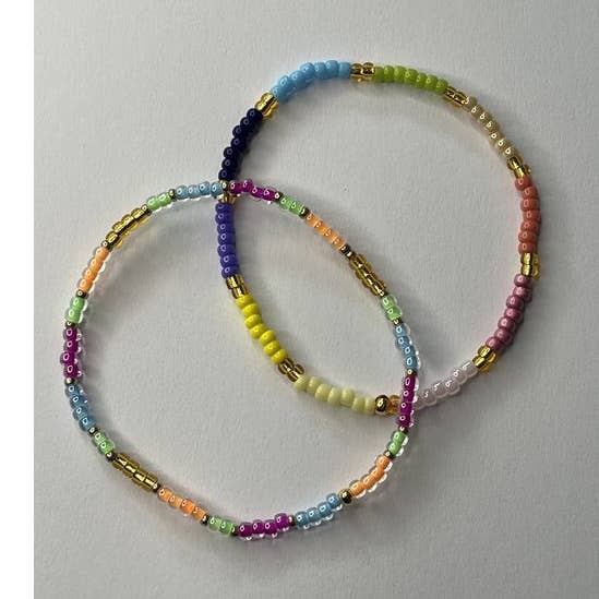 Rainbow bracelets for wholesale by BillieLillie Sieraden