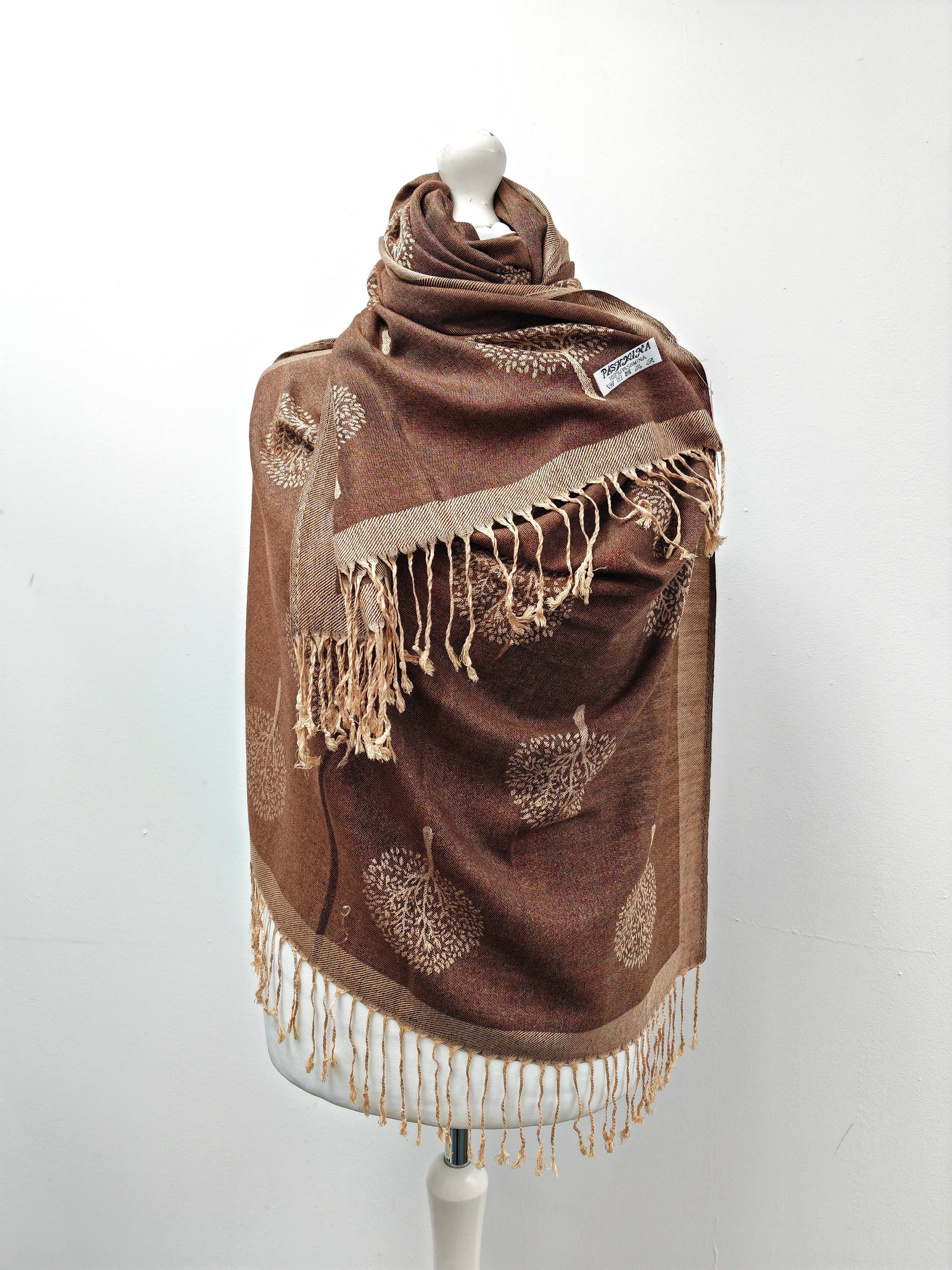 Superbia – wholesale Scarf – Women's – Super Soft Pashmina Scarf Shawl Wrap-2412 Life Tree8