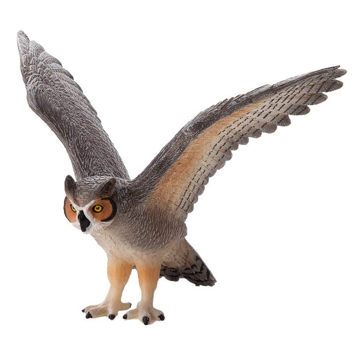 Mojo - Wholesale Figurine Toy - Kids - Mojo Great Horned Owl Animal Figurine