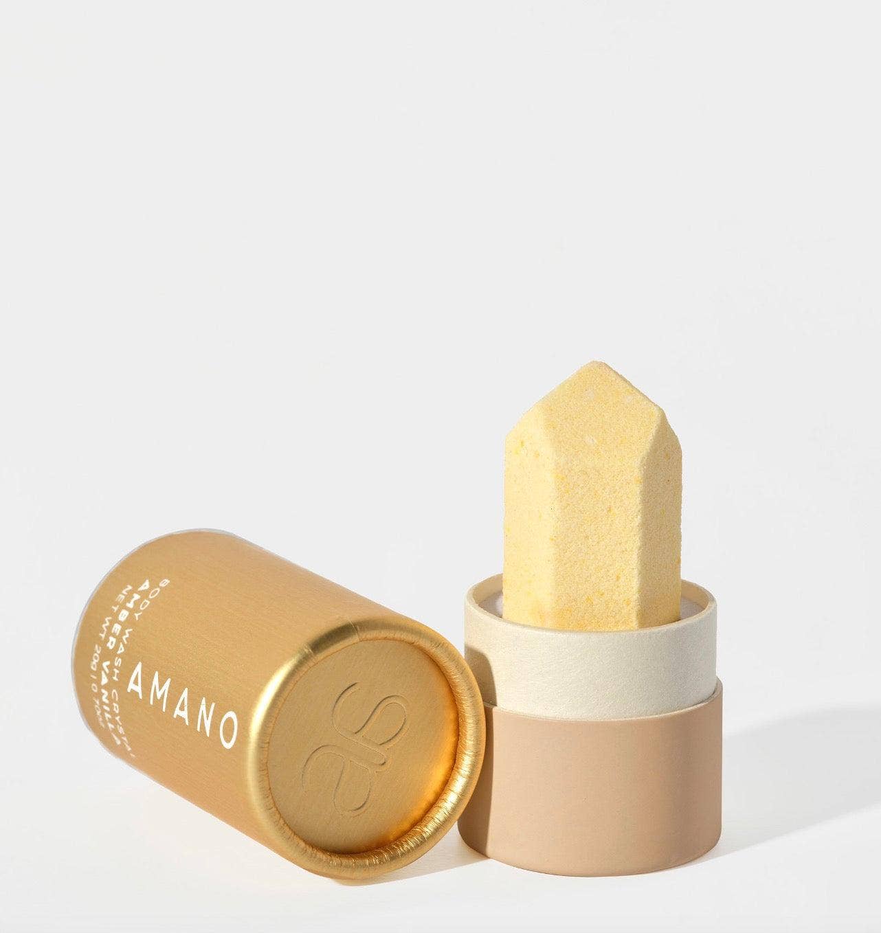 Amano beauty - Wholesale Body Wash/Shower Gel - AMBER VANILLA BODY WASH CRYSTAL-PREORDER2