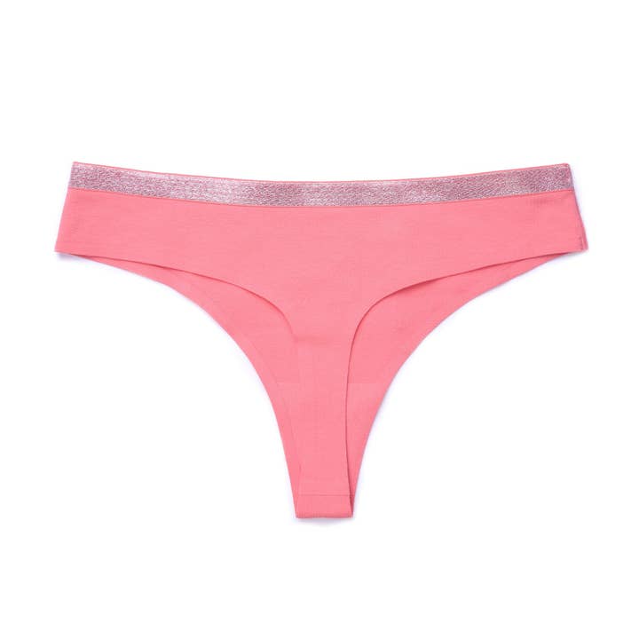247 Frenzy - Wholesale Underwear - Women's - PACK OF 6 SOFRA WOMEN'S COTTON BLEND G-STRING THONG (LPN2303CT)