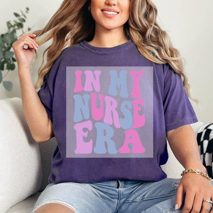 En mi era de enfermera retro DTF TRANSFER para venta al por mayor de Faith Forward Transfers