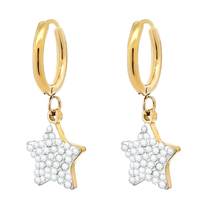 AMORINO SRL - Wholesale Dangle Earrings - Star Earring - JN21621656C461