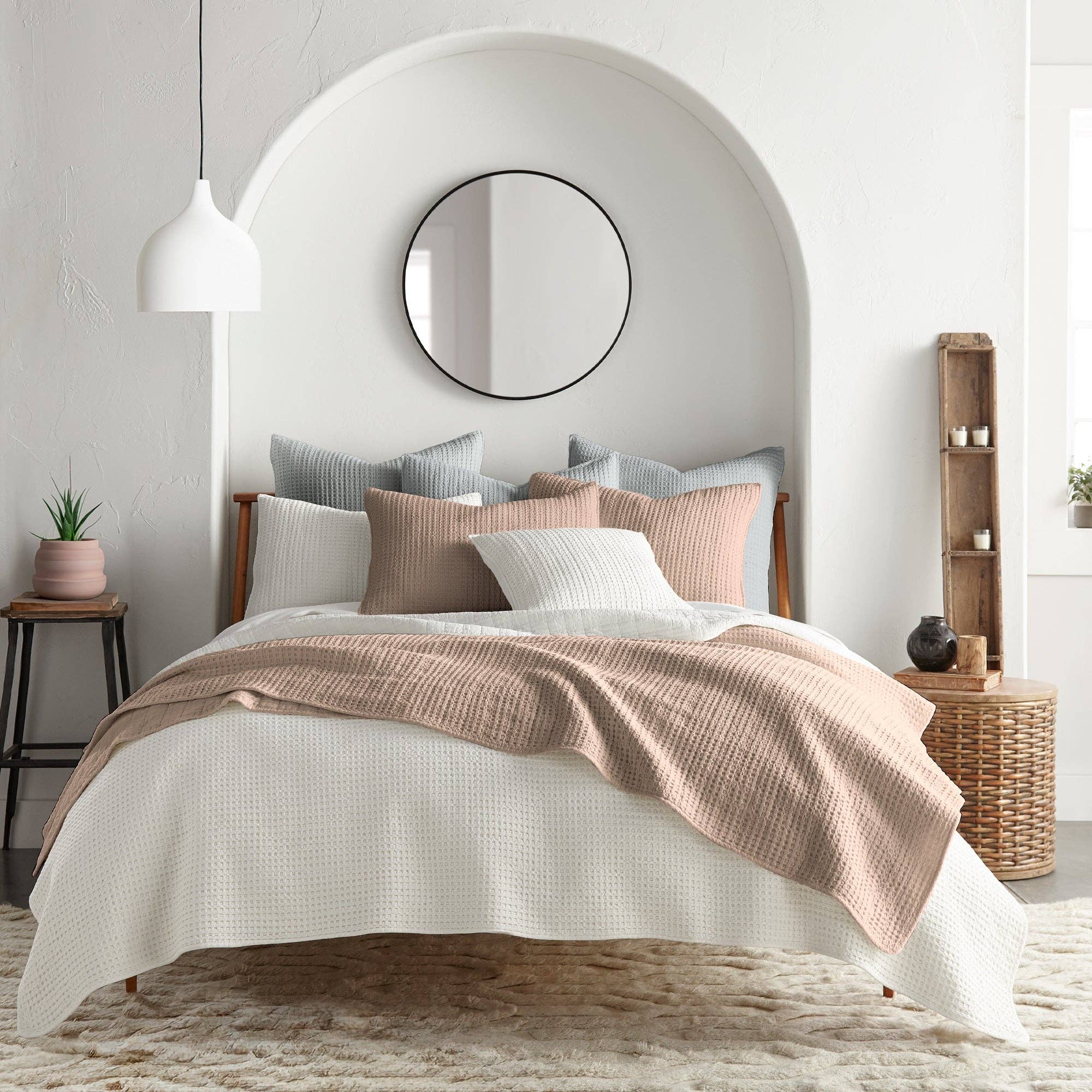 Levtex Home - Vendita all'ingrosso Set di lenzuola - Set trapuntato Mills Waffle12