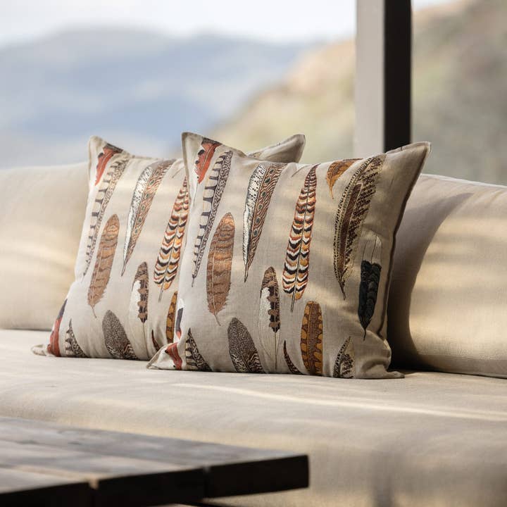 Coral & Tusk - Vente Coussin décoratif - Coussin Falling Feathers6