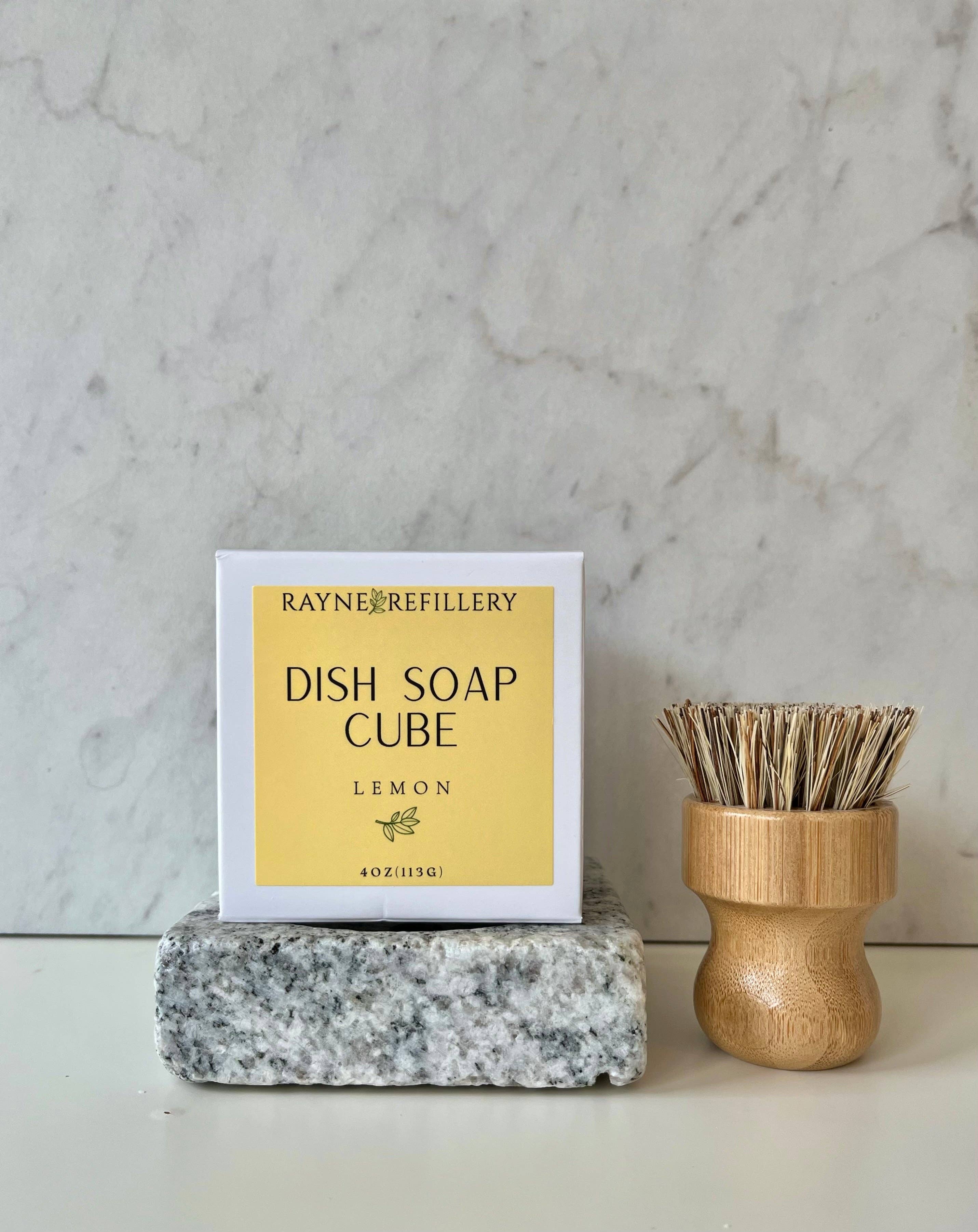 Rayne Refillery - Venta al por mayor Jabones para lavar los platos - Pastilla de Jabón Sólido para Platos - Cubo de Lavado de Platos Orgánico y Sin Residuos3