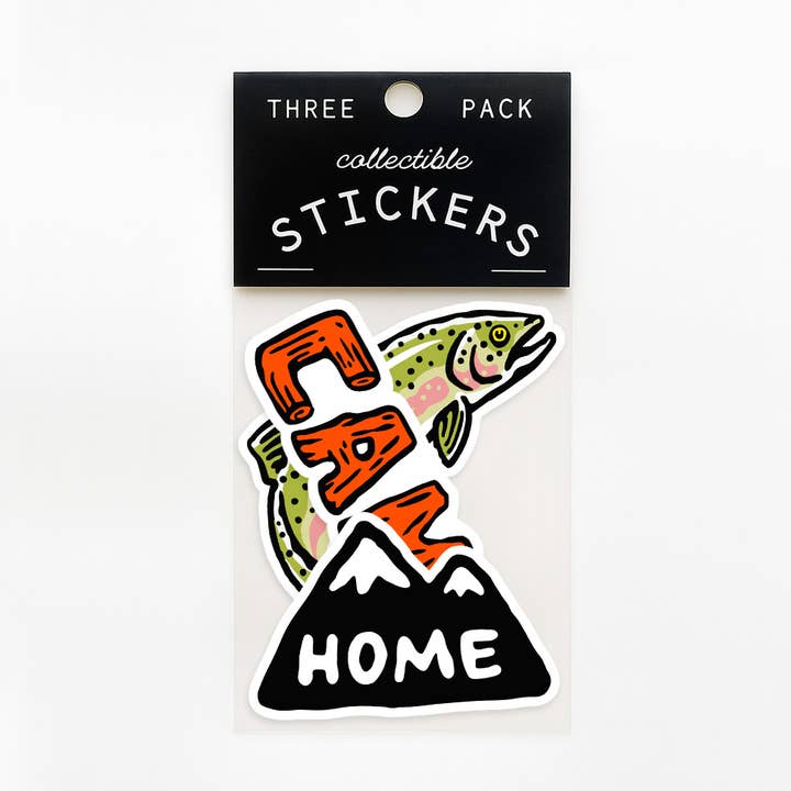 Kamp 02 Vinyl Stickers - Driepack voor wholesale door Union Made