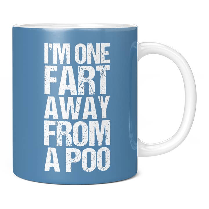 Mug Monster – wholesale Coffee mug – I'm One Fart Away From A Poo Mug, Funny Novelty Gift
