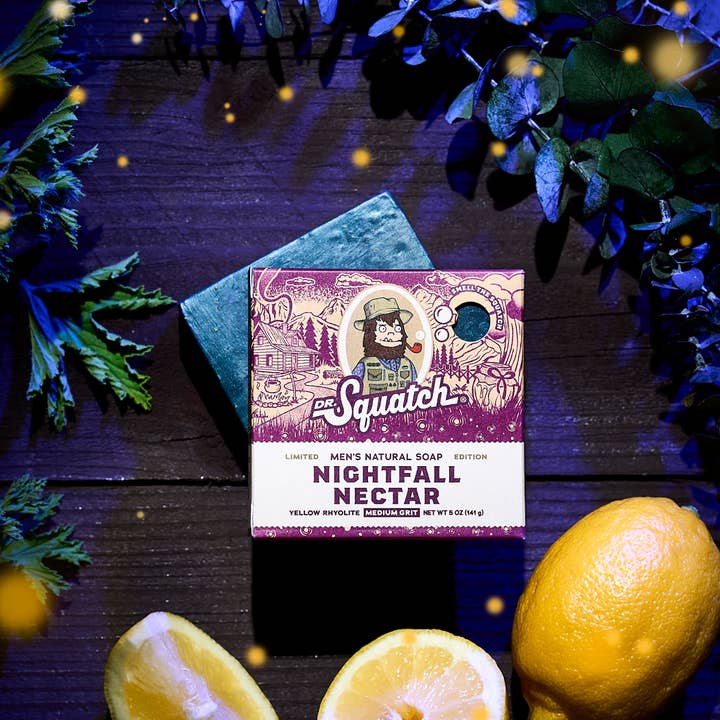 Dr. Squatch - Wholesale Bar Soap - Nightfall Nectar (Summer Seasonal Bar Soap) - 6 units5