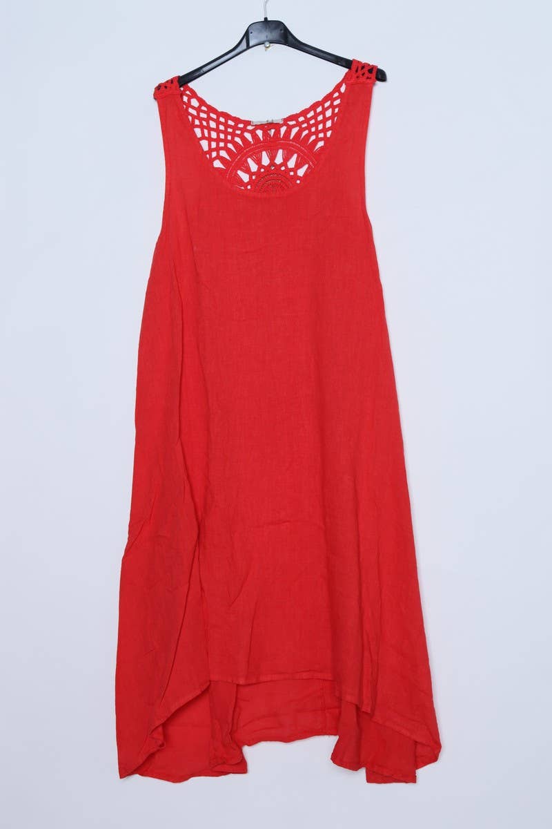 LÉA & LUC – wholesale Dress – Women's – Sleeveless long dresses in 100% Linen REF. 49082