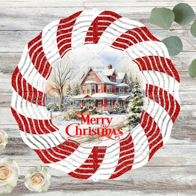 Merry Christmas Wind Spinner for wholesale by FaithHopeFashionsLLC