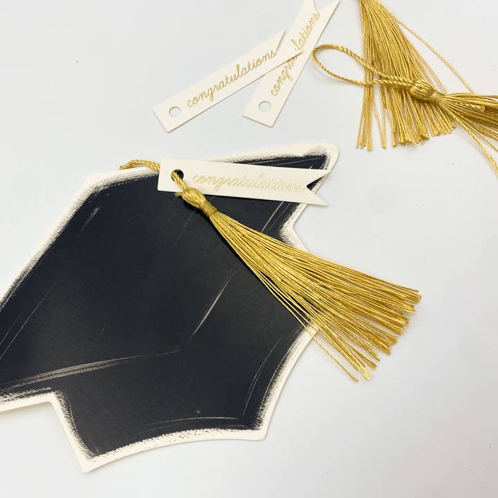 The First Snow - Wholesale Graduation card - Graduation Cap w/ Tassel Congratulations Greeting Card2