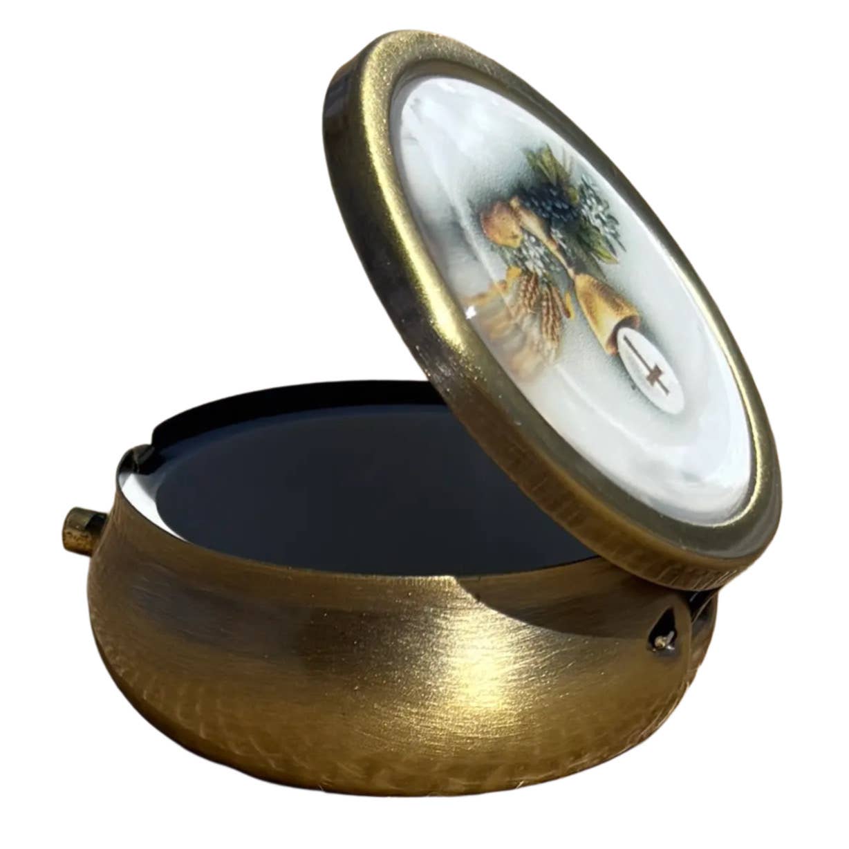 Oremus Mercy - Wholesale Travel Container - Pyx - Holy Sacrament II    2"2