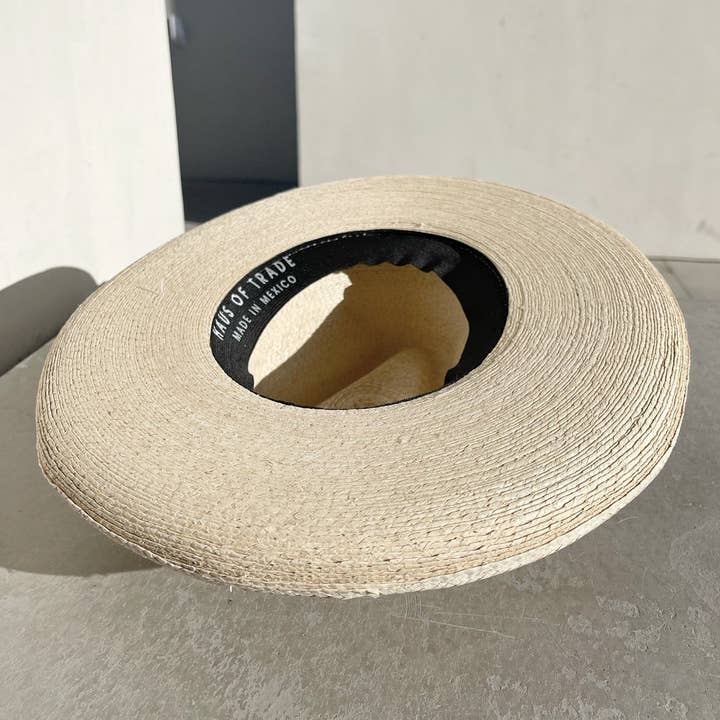 HAUS of TRADE - Wholesale Straw hat – women's - The Sunbleached Fine Palm Pencil Roll Hat2