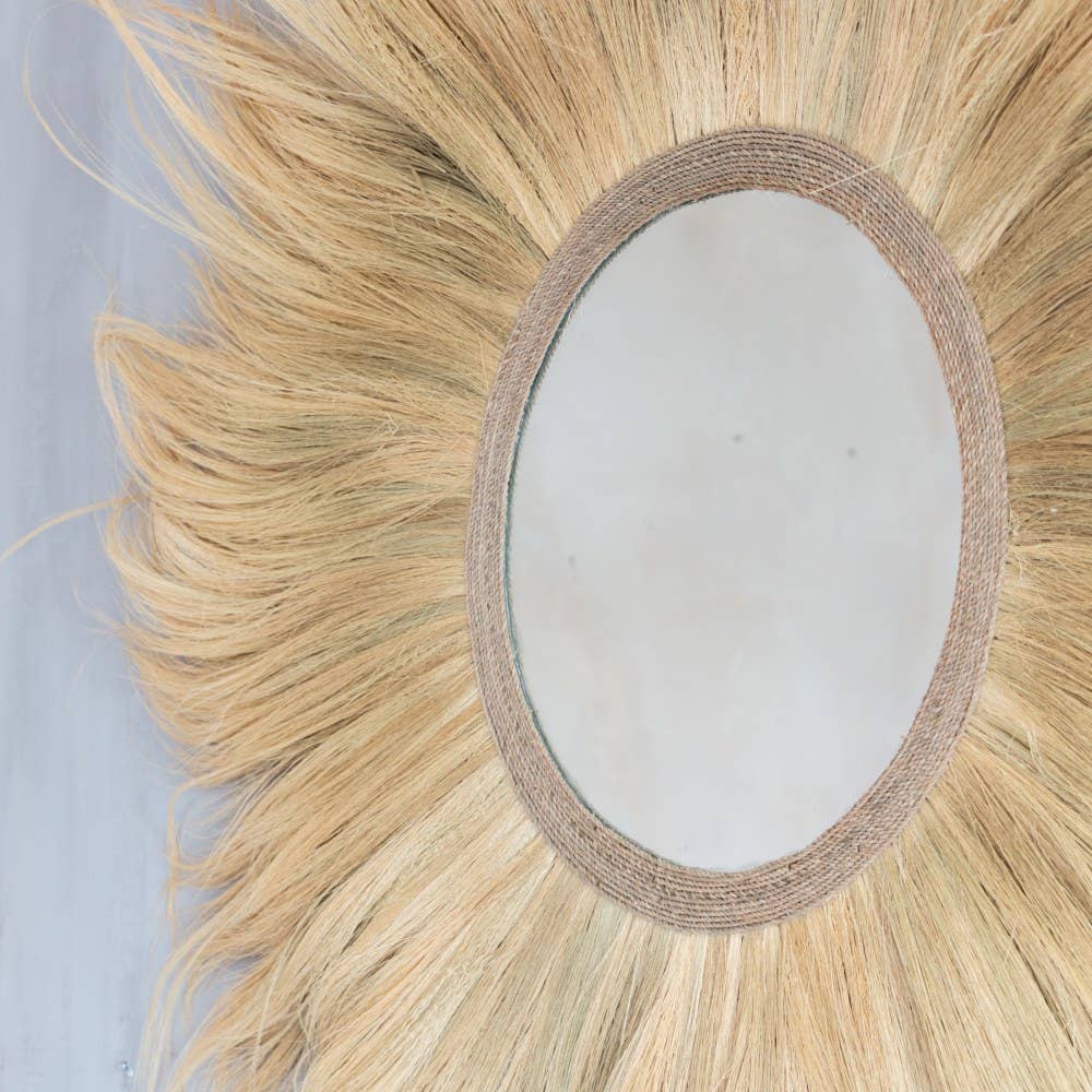 EARTHWARE – wholesale  – Mirror Rayung grass white XL1