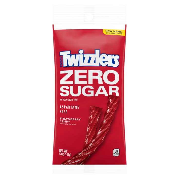 I Got Your Candy - Wholesale Licorice - Twizzlers Zero Sugar Strawberry 5oz - 12ct