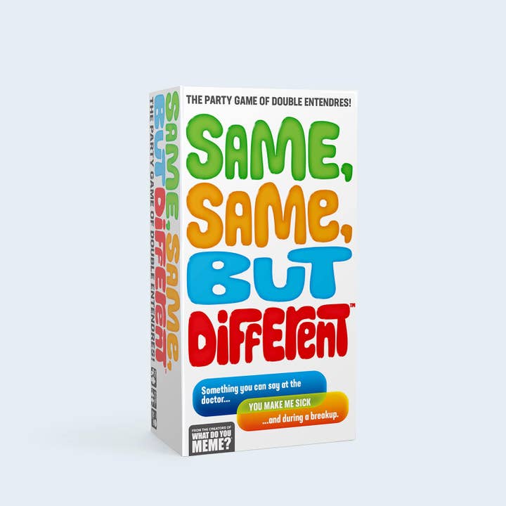 What Do You Meme - Wholesale Card Game - Same Same But Different - Hilarious Card Game of Double Entendres