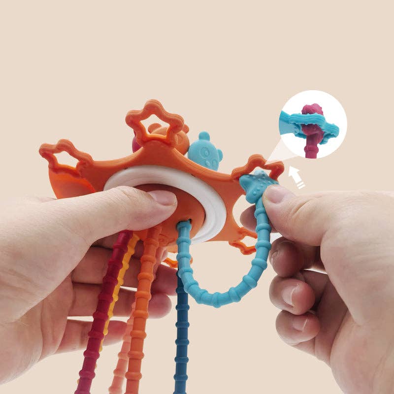 VIGOR - Wholesale Teether (Not Clip-On) - Baby - Montessori Pull String Sensory Toy for 6-12-18 Months Babies8