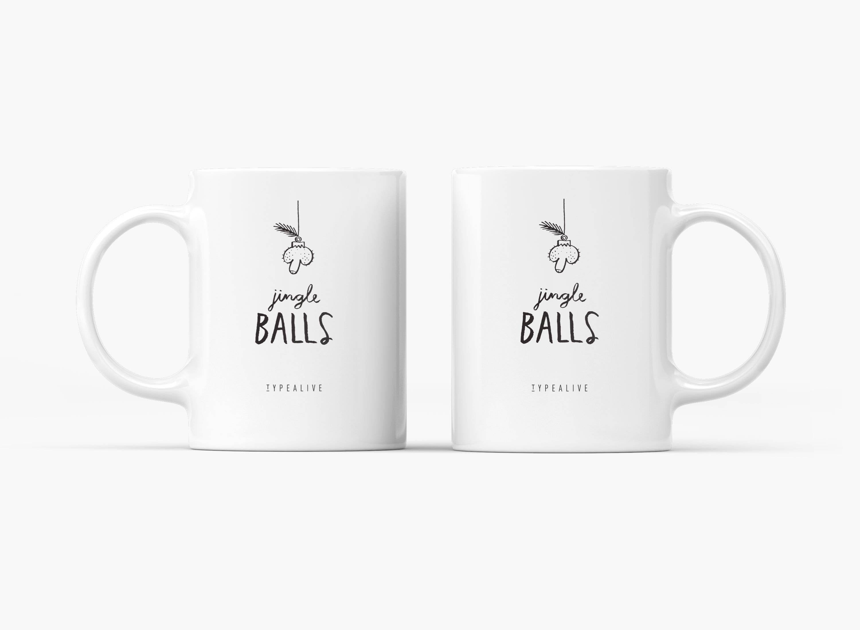 typealive - Vente Tasse à café - Tasse en céramique « Jingle Balls »3