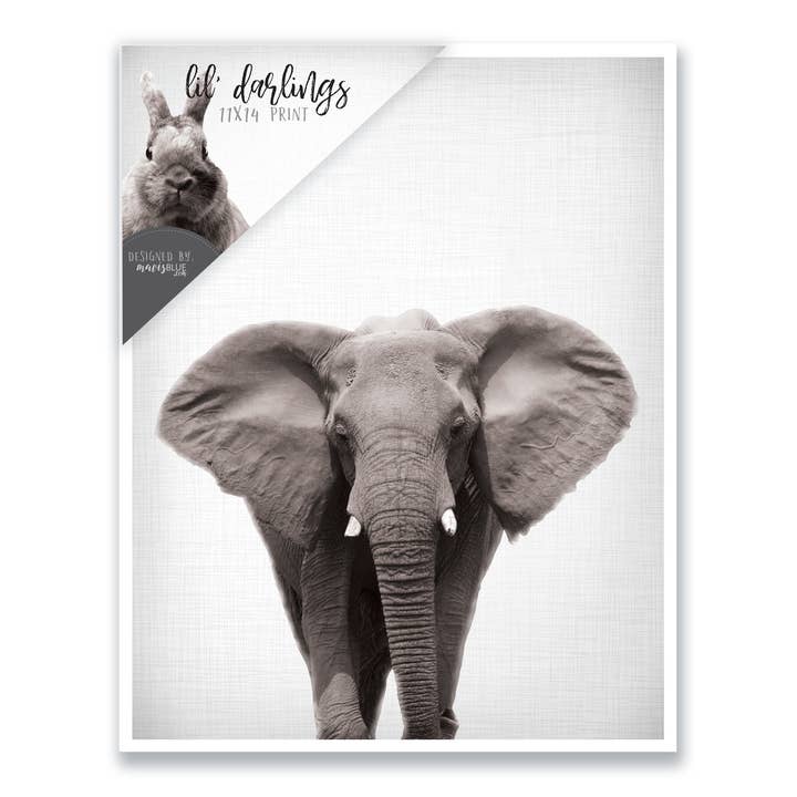 li' chéri éléphant pour la vente par mavisBLUE paper goods