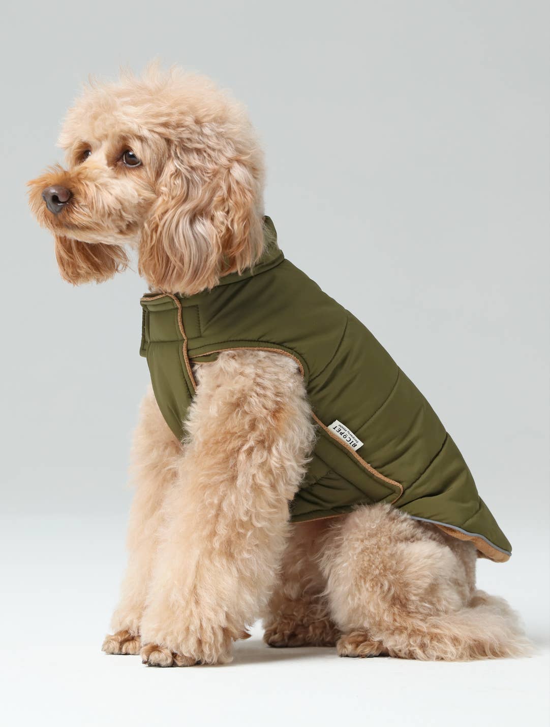 PEHOM - Wholesale Pet vest – Dog - Reversible Dog Vest Jacket - Green Brown