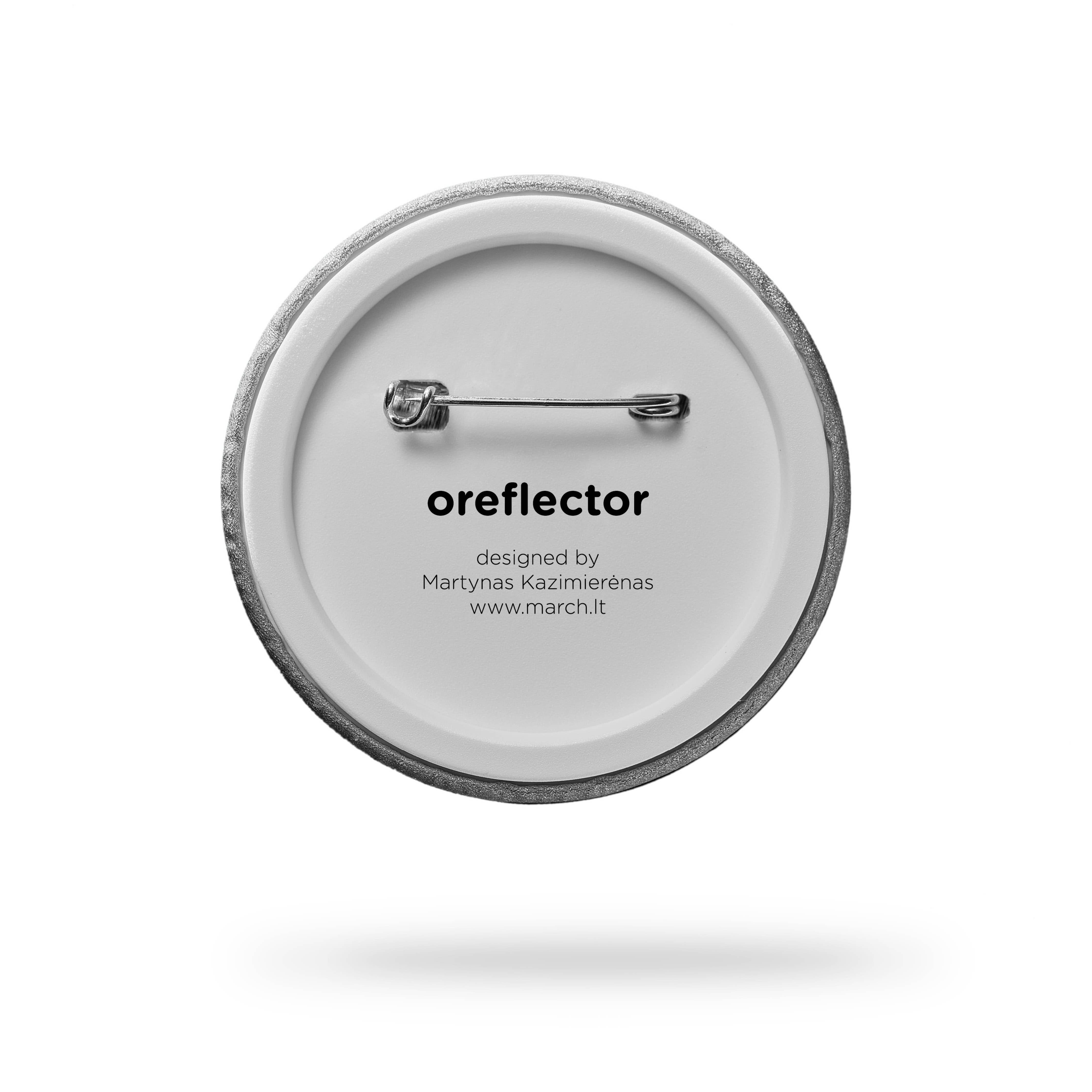 March - Wholesale Purse/Bag Accessory - Unisex - reflective badge reflector minimal X221