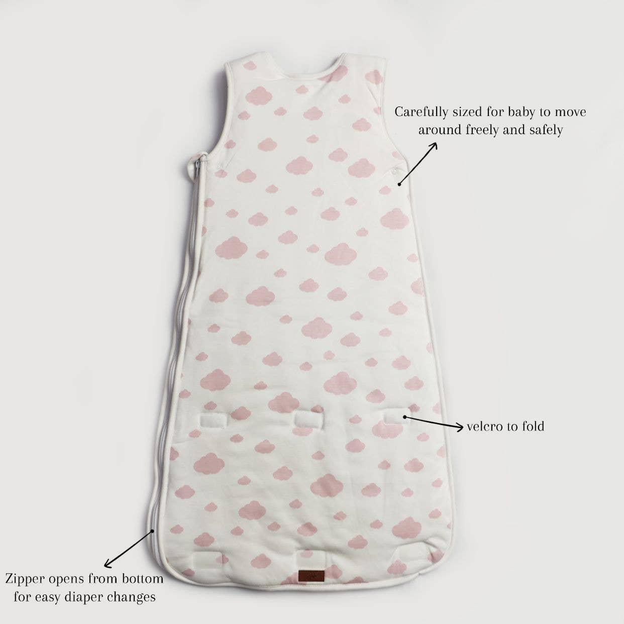 Cotton Passion - Wholesale Sleepsack - Baby - Lilac Clouds Baby Sleeping Bag1
