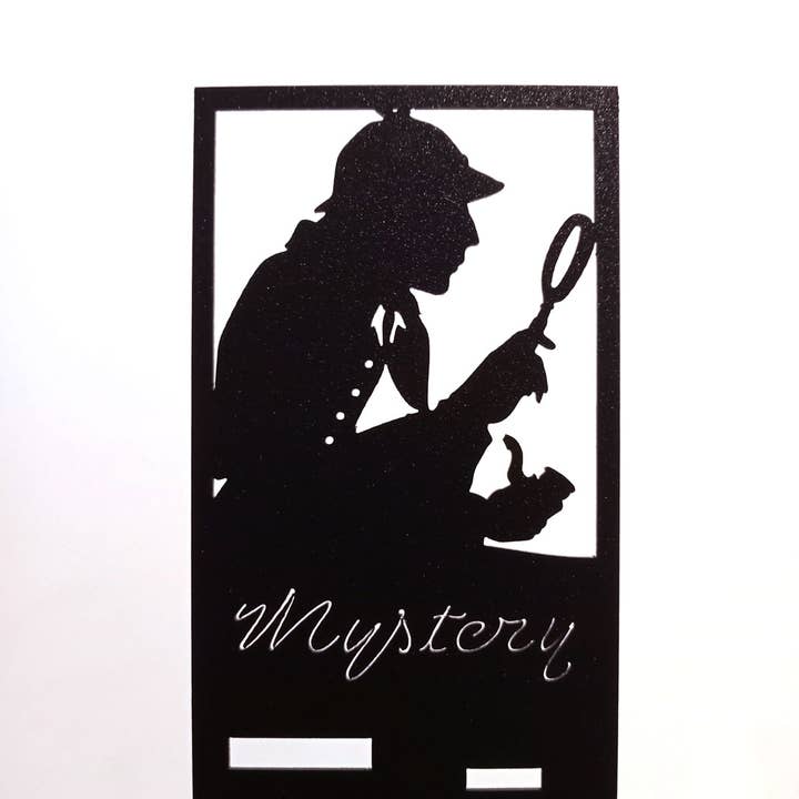 Perro Feo Workshop - Vendita all'ingrosso Segnalibro - Segnalibro intagliato al laser Sherlock3