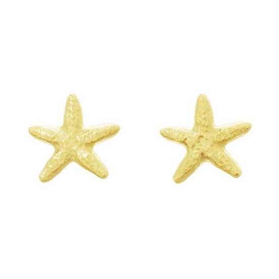 Mini Starfish Stud Earrings- Sealife Jewelry-Made in Hawaii for wholesale by Catherine Weitzman