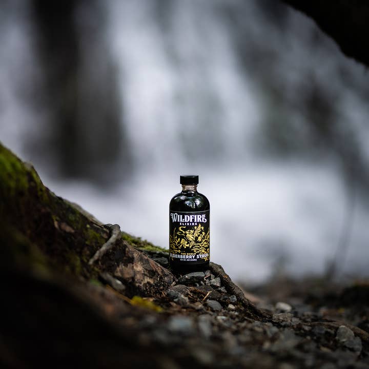 Wildfire Elixirs - Wholesale Oral Supplement/Vitamin - Elderberry Syrup - The Shield 8oz7